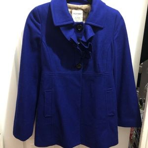 Cobalt Blue XS Wool Pea Coat